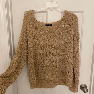 Shein Tan Sweater - Size Medium